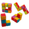 Playkidz Super Durable 24 Pcs Stacking Bristle Blocks Building Set, For Boys & Girls, Educational Fun, Great for Toddlers and Children