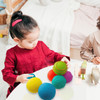 Playkidz: Super Durable 6 Pack Sensory Balls, Soft & Textured Balls for Babies & Toddlers