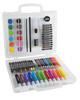 Moore: Deluxe 67 Piece Art Set with Clear Plastic Creativity Case kit with wonderful design kid?s art set