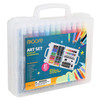 Moore: Deluxe 67 Piece Art Set with Clear Plastic Creativity Case kit with wonderful design kid?s art set