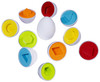 Playkidz, Color and Shape Matching Egg Set of 6, Educational Color & Shapes Recognition and Shape Sorting Skills Learning Toy for Toddlers and Kids.