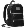 Blubel stylish Velvet Fashion zippered Backpack for girls and boys students recommended for ages 6+ (Black)