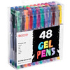 Moore: Premium Art Color Gel Pens Set of 48 pcs for Adults Coloring Books Drawing Painting Writing (No Duplicates)