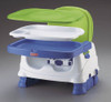 Fisher-Price Healthy Care Deluxe Booster Seat, Blue/Green/Gray