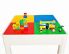 Lego Table  Kids 4 in 1 Play & Build Table Set For Indoor Activity, Outdoor Water Play, Toy Storage & Building Block Fun  Compatible w/Lego & Duplo Bricks  Includes 2 Toddler Chairs