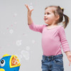 Bubble Play Bubble Fish - Powerful Battery Operated Bubble Blowing Machine for Kids w/ Large 50ml Soap Capacity & Motorized Rotating Wand System for 100's of Bubbles Per Minute - Perfect for Parties!