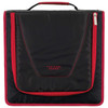 Five Star Zipper Binder 2" 530 Sheet Capacity, 3-1/2" X 12" X 12-3/4, Red/Black (2017007)
