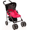 Pink Swivel Wheels Single Doll Stroller with Free Carriage Bag A185