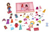 Melissa & Doug Abby and Emma Deluxe Magnetic Wooden Dress-Up Dolls Play Set (55+ pcs)