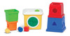 Melissa & Doug K's Kids Stacking Blocks Set With Sorting Shapes