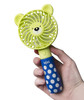 Kidstech Mini Hand Held Fan - Operated with USB Rechargeable Battery - Cooling Electric Fan, Best for Outdoor Traveling - Colors May Vary