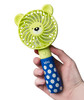 Kidstech Mini Hand Held Fan - Operated with USB Rechargeable Battery - Cooling Electric Fan, Best for Outdoor Traveling - Colors May Vary