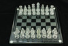 Cardinal 10097 Classic Glass Chess Checkers Game Strategy Board Fun, Black