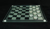 Cardinal 10097 Classic Glass Chess Checkers Game Strategy Board Fun, Black