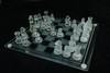 Cardinal 10097 Classic Glass Chess Checkers Game Strategy Board Fun, Black