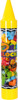 Crayola Kids at Work 36" Giant Crayon Tube with 80 Building Blocks, Colors May Vary