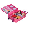 Doll Double Travel Trolley with Double Sleeping Bag - Doll Travel case Fits 18 inch Dolls