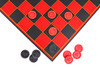 Checkers Board for Kids– Fun Checkerboard Game for Boys and Girls - Interlocking Checkers with Foldable Heavy Duty Board by Point Games