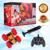 Kidstech Remote Control Race Car for Boys and Girls, 360 Degree Flips Double Sided Rotating Stunt Car with Air Tires and Pump, 2.4 GHZ High Speed R/C Car for Kids ages 6+