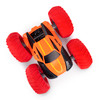 Kidstech Remote Control Race Car for Boys and Girls, 360 Degree Flips Double Sided Rotating Stunt Car with Air Tires and Pump, 2.4 GHZ High Speed R/C Car for Kids ages 6+