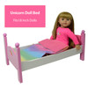 Wooden Doll Bed fits 18 Inch and American Girl Dolls