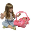 Unicorn Baby Doll car seat and Diaper Bag for Dolls -Great Baby Doll Accessories for Travel (Car Seat)