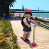 The New York Doll Collection 18" Doll Scooter & Helmet Set - 18in Dolls Accessories Doll Bike Accessories Play Set and Doll Helmet