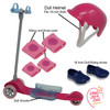 The New York Doll Collection 18" Doll Scooter & Helmet Set - 18in Dolls Accessories Doll Bike Accessories Play Set and Doll Helmet