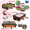 Point Games 3 in 1 Small Multi Game Set, Foosball, Air Hockey, Table Tennis - Portable Mini Arcade Table for Easy Carry - Perfect Arcade Gift for Children - Recommended Age 3+