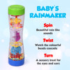 Playkidz 8.5" Rainmaker Rattle Toy for Babies & Toddlers, Kids Rainfall Rattle Tube, Rain Stick Shaker, Music Sensory Auditory Instrument Toy.