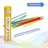 Point Games Pick Up Sticks Tube, Classic Game with 30 Bright Neon Pcs and a Storage Cylinder, Great for Any Gathering and Travel, Recommended Ages 3+