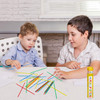 Point Games Pick Up Sticks Tube, Classic Game with 30 Bright Neon Pcs and a Storage Cylinder, Great for Any Gathering and Travel, Recommended Ages 3+