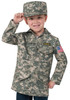 Rubie's Deluxe Kid's Camo Combat Role Play Dress-Up Set