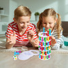 Point Games Crazy Tower - Stacking Tower Game with Fun Roman Column Design- Toppling Leaning Tower Toy with Dice - Developmental & Interactive Puzzle, Test Stabilizing Skills- Ages 5+