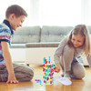 Point Games Crazy Tower - Stacking Tower Game with Fun Roman Column Design- Toppling Leaning Tower Toy with Dice - Developmental & Interactive Puzzle, Test Stabilizing Skills- Ages 5+