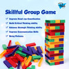 Point Games Tower - Stacking Blocks Game - Toppling Balance Tower Games - Developmental & Interactive Puzzle, Test Stabilizing Skills- Ages 6+