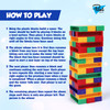 Point Games Tower - Stacking Blocks Game - Toppling Balance Tower Games - Developmental & Interactive Puzzle, Test Stabilizing Skills- Ages 6+