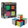 Point Games FAST Color Cube Set 4 Pack -  Toy for Beginners , Novice, and Pro - Easy Turning 3D Puzzle Cube Game - Development Stimulating Toys - Brain Teaser Puzzles Bundle Set