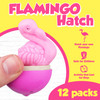 Playkidz Flamingo Hatch - 12 Pack Hatching Water Toy - Pink Eggs That Hatch in Water, Grow Egg with Figures Inside - Individually Packaged Novelty Toy for Boys/Girls - Magic Birthday Party Favors