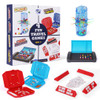 Point Games 4 Fun Travel Games - Board Game Assortment in One Box - Improves Eye-Hand Coordination and Stimulates Strategy and Critical Thinking - Easy Storage and Travel Friendly Tabletop Set Ages 7+