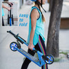 New Bounce Scooter for Kids - Kick Scooter for Ages 5-8 with Adjustable Handlebar - The GoScoot Sprint is Perfect for Children 5+, Girls and Boys - BLUE