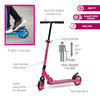 New Bounce Scooter for Kids - Kick Scooter for Ages 5-8 with Adjustable Handlebar - The GoScoot Sprint is Perfect for Children 5+, Girls and Boys