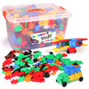 SNAPZ Building Bricks 1000 Pcs Connecting Toy - Strong Durable Colorful Block Set w Storage, Interlinking Construction Blocks for Kids - STEM Development, Creativity and Educational Children Toys, 4+