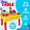 PlayBuild Kids Pretend Play Table - Multipurpose Table for Kitchen, Construction, Picnic, Storage and Safe for Indoor and Outdoor Use For Girls or Boys age 3+.