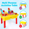 PlayBuild Kids Pretend Play Table - Multipurpose Table for Kitchen, Construction, Picnic, Storage and Safe for Indoor and Outdoor Use For Girls or Boys age 3+.