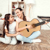 Kidstech Acoustic Guitar for kid and adult alike. Kid's beginner guitar. Junior and teen boys and girls master play guitar. Real pretend play guitar. Kids ages 8+.