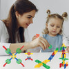 Play Build Interlinks Connector Building Toys, Interlocking Stem Toys for Boys and Girls, Baby and Toddler Toys, Creative Construction Stem Building Toys, Ages 3+