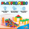 Play Build Platformers Building Plastic Toys. STEM Building Toy for School, Toddler Play, Activities, Fine Motor Skill Development. Snap Together Toys Ages 3+.