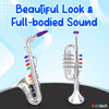 Kidstech Musical Instruments for Kids, Musical Set Includes a Trumpet and Saxophone, Fun Preschool Instruments Musical Toy for Boys and Girls, Ages 3+