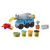 Play-Doh Wheels Cement Truck Toy for Kids Ages 3 & Up with Non-Toxic Cement-Colored Buildin' Compound Plus 3 Colors